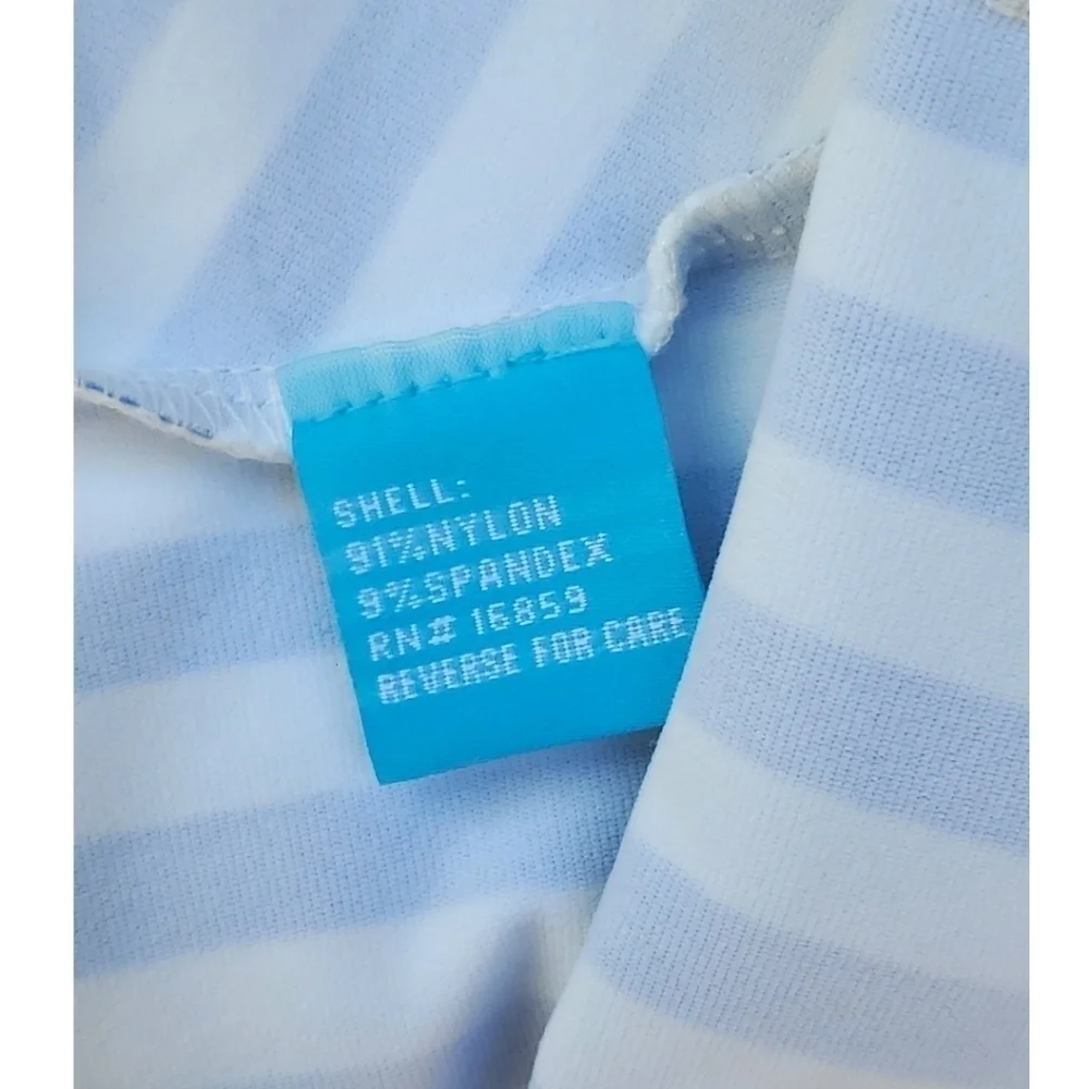 J. McLaughlin Helena Catalina Cloth Blue White Stripped Mini Dress Size XS - Picture 4 of 4